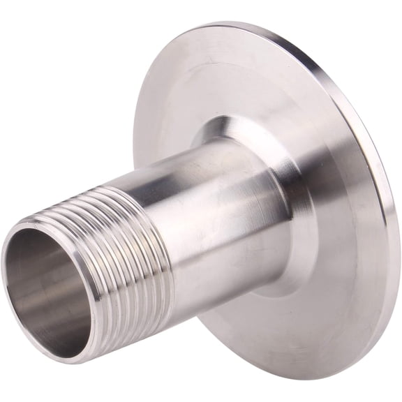 YNTVV-Sanitary Male Threaded Pipe Fitting to 2 INCH (OD 64mm Ferrule) TRI CLAMP (Pipe Size: 3/4" NPT 2 Inch Tri clamp)