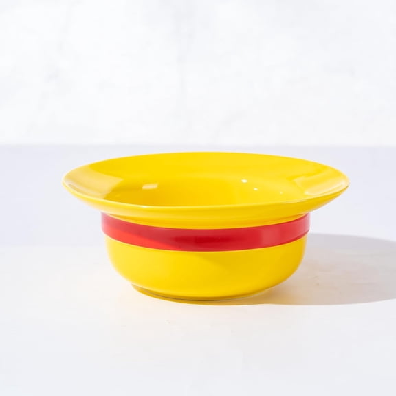 YNTVV-Straw Hat Ramen Bowl (Ceramic Bowl + Wooden Spoon + Chopsticks) for Anime Fans