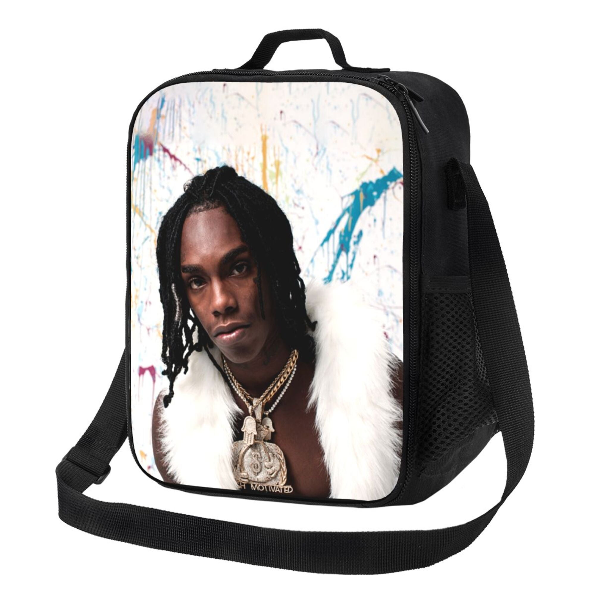 Insulated Lunch Bag For Adults - 9 Mbappe Meal Bag, Waterproof, Reusable With Ice Pack Compartments