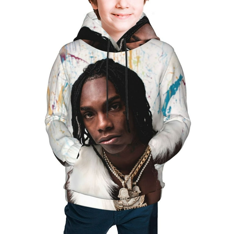 Pullover Hoodie Free Melly Hoodie YNW Melly Kids' Hoodie 3D Print
