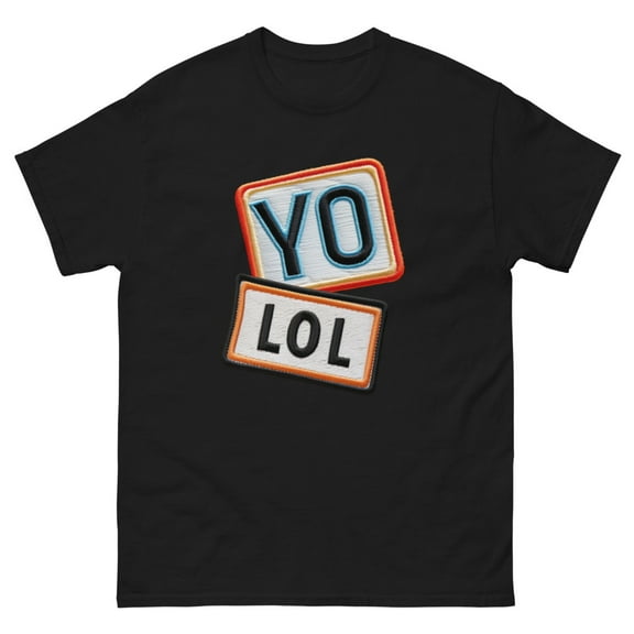 YO! LOL Unisex classic tee (Black, L)