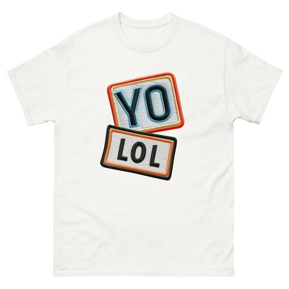 YO! LOL Unisex classic tee (White, XL)