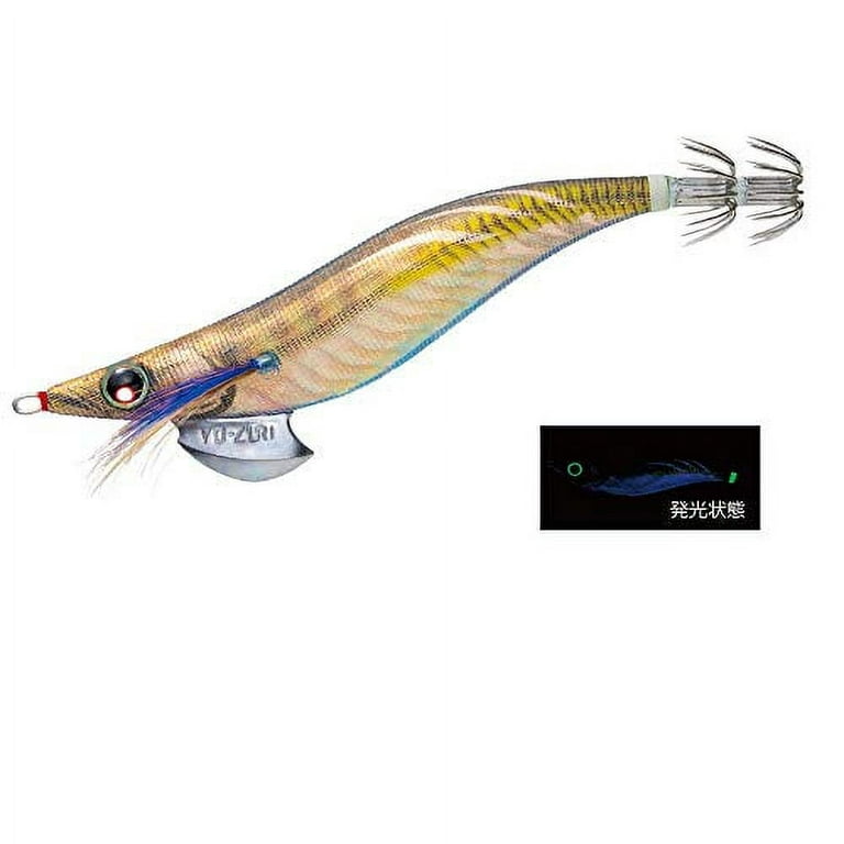 YO-ZURI Egi Aory Q 2.5 Blue Luminous Gold Real Horse mackerel