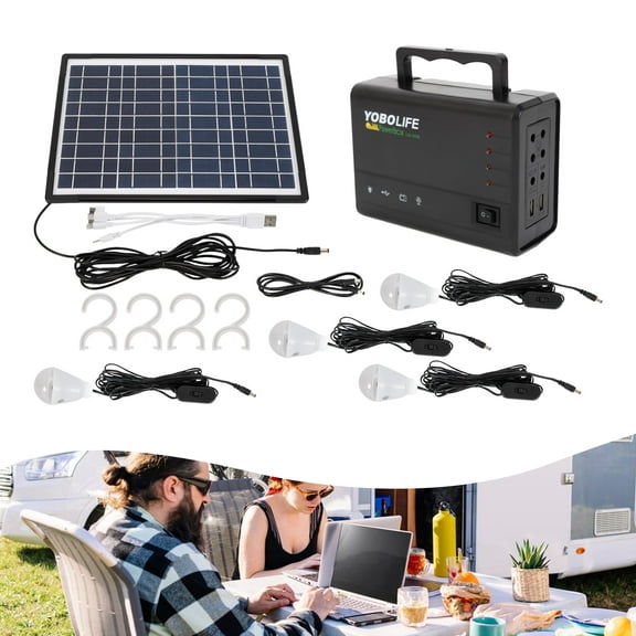 YOBO LIFE Solar Power Generator with 1 Solar Panel
