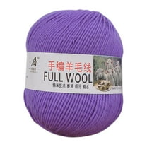 YOBOLK 100% Merino Wool Yarn for Hand Knitting, Medium Weight DIY Sweater Scarf Crochet Thread, Ultra-Soft Knitting Wool Yarn