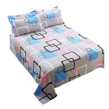 YOBOLK Bed Bedding Sets -All Season Bedding Sheet Comforters Sets With 2 Pillow Cases 3 Pcs Bed Set Down Sheet Set Shrinkage And Fade Resistants Easy Care Clearance Bedding