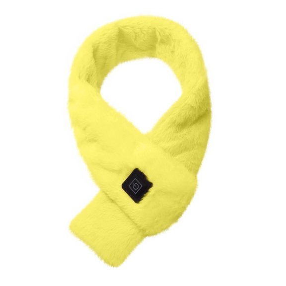 YOBOLK Camping Essentials Heating Scarf USB Electric Heating Neck Protection Cold Invisible Zipper Scarf Camping