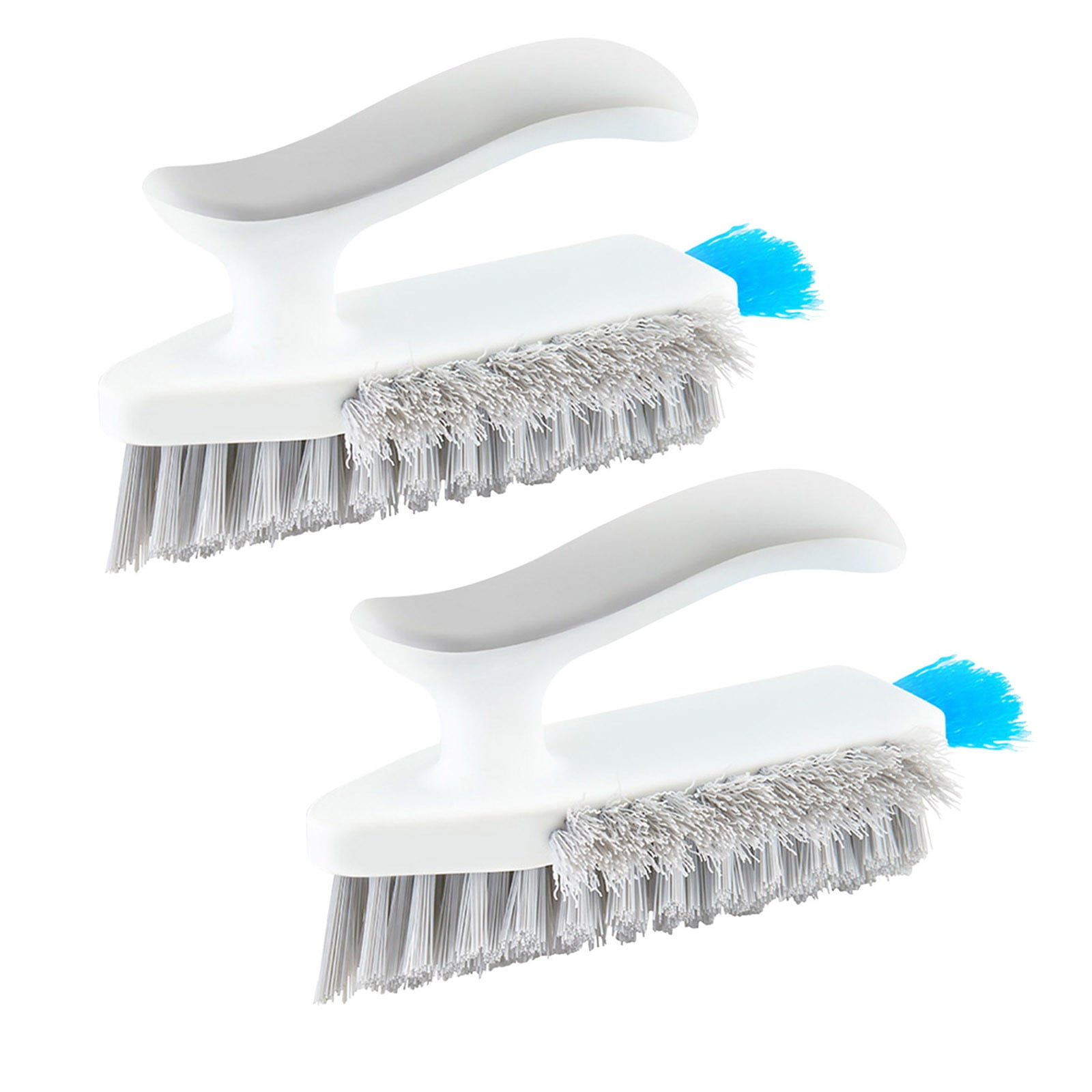 YOBOLK Cleaning Supplies 2PC New Gaps Brush With Handle Wall Corner Brush Brush Floor Integrated ...