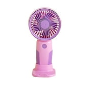YOBOLK Clearance Sports & Outdoors Sports & Outdoor Play Toys Handheld Fan Summer Portable Carry Small Fan Rechargeable Household Small Fan Student Dormitory Outdoor Gift Fan Light Sound Low Noise