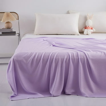 YOBOLK Cooling Blanket Summer Cool Blanket Summer Fiber Ice Silk Cover Blanket Children's Double Fiber Towel Quilt Conditioning Blanket Baby Cooling Blankets for Hot Sleepers Clearance