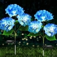 thumbnail image 1 of YOBOLK Fake Flowers Clearance! Garden Lights,Landscaping Lighting,Color Changing Combination Lights,Wireless Solar Garden Stake Lights for Fence,Yard,Gardens,Flowerbed Decor Artificial Flowers, 1 of 7