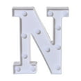thumbnail image 1 of YOBOLK Home Decor Clearance Alphabet LED Letter Lights Light Up White Plastic Letters Standing Hanging A-M & Room Decor, 1 of 3