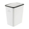 thumbnail image 1 of YOBOLK Trash Can Clearance Bathroom Trash Can With Lid Garbage Can With Press Lid Plastic Wastebasket With Popup Lid for Toilet office Bedroom Living Room Garbage Can, 1 of 6