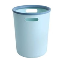 YOBOLK Trash Can Clearance Trash Can Pressure Household Kitchen Large Plastic Basket Bedroom Bathroom Classification Small Trash Bucket Garbage Can