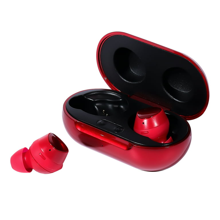 YOCUNKER Wireless Earbuds In-Ear Stereo Bluetooth 5.0 Headphones Noise  Canceling Earphones with Mic & Charging Case(Red)