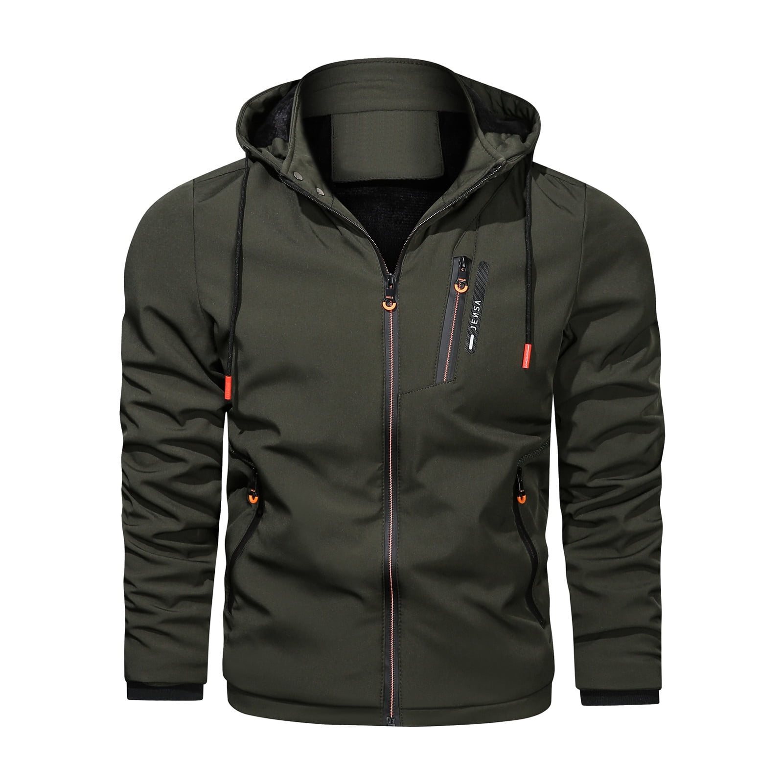 Cotton Casual Thin Mid-length Large Size Men's Jacket Cotton Casual Thin Mid-length Large Size Men's Jacket