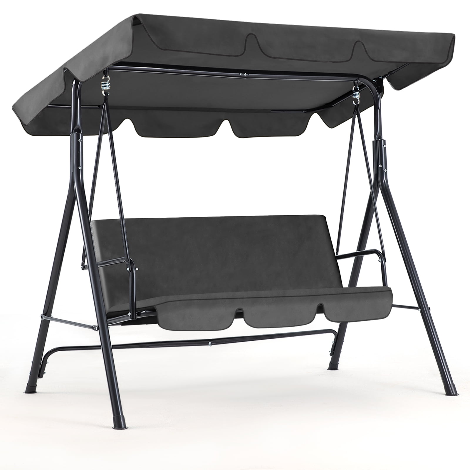 YODOLLA, 3-Seat Outdoor Porch Swing with Canopy, Model RRK150