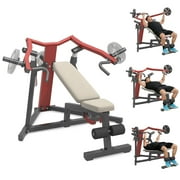 YODOLLA 3-in-1 Adjustable Weight Bench Chest Press Machine, Incline/Decline/Flat Bench for Home Gym, Heavy Duty Steel Upper Body Workout Equipment
