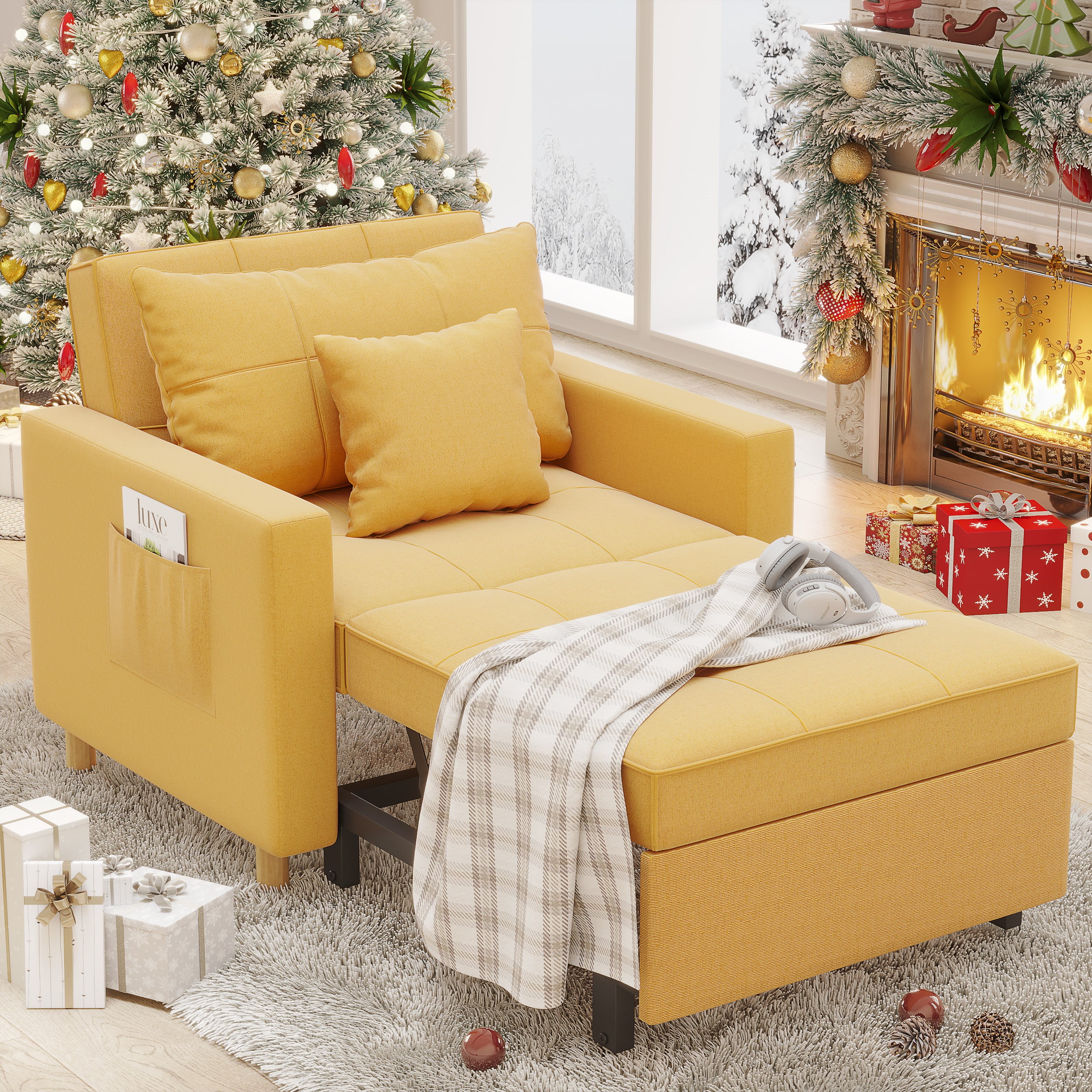 YODOLLA Convertible 3 in 1 Futon Sofa Bed Chair Liberia Ubuy