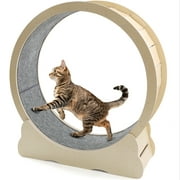 YODOLLA 45” Cat Treadmill Large XL Quiet Cat Exercise Running Wheel for Indoor Cats,Natural