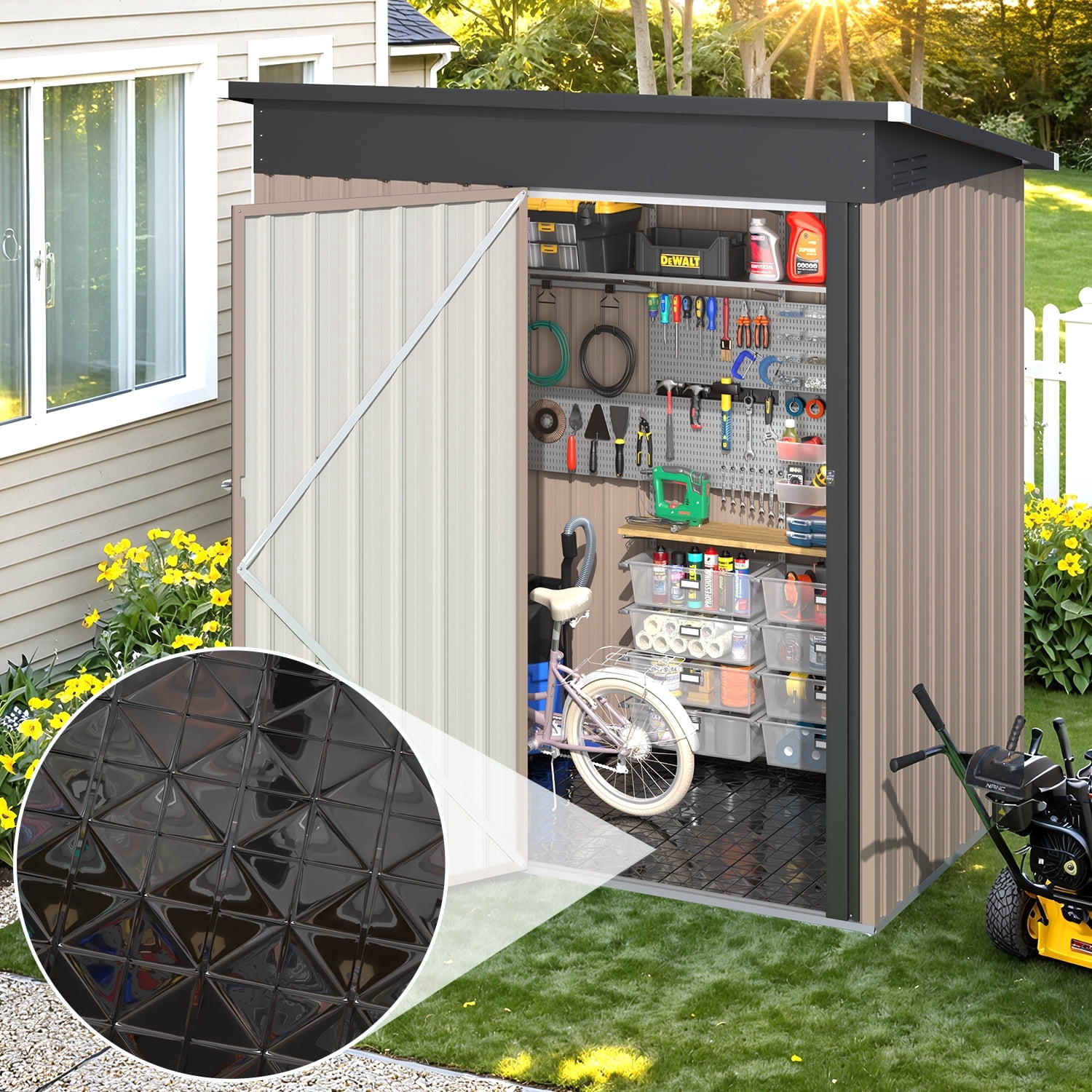 8-by-6 Lean-to Storage Shed - Thumbnail 2