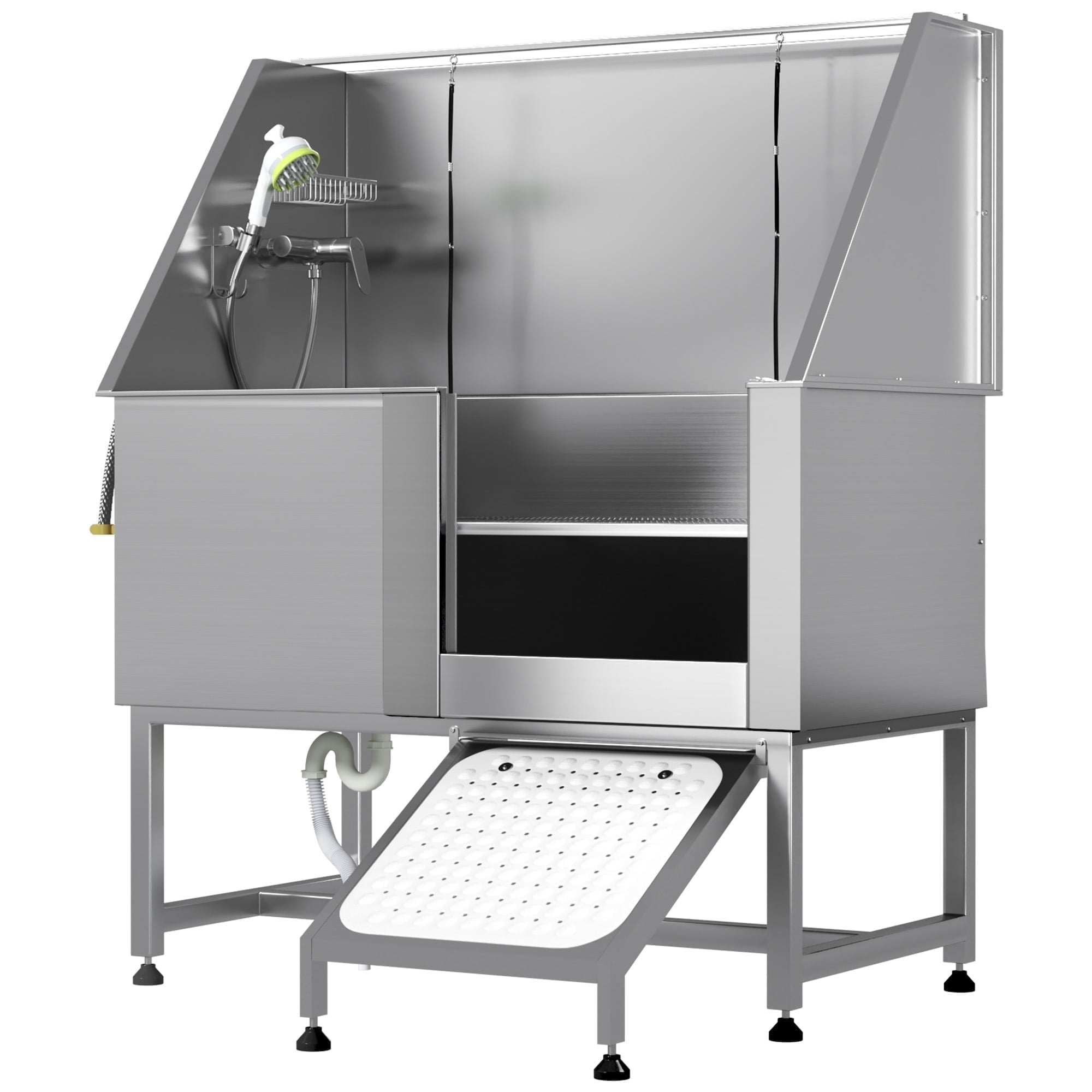 Walmart daily deals:  YODOLLA 50" Dog Grooming Tub for Home,Dog Washing Station with Ramp,Stainless Steel Pet Bathing Station for Salon Vet Kennel