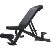YODOLLA Adjustable Weight Bench for Home Gym, 1300-Lb Capacity Incline/Decline/Flat Bench Press, Quick-Adjust Seat, Backrest & Headrest Strength Training Bench