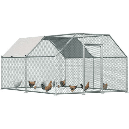 YODOLLA Outdoor Chicken Coop, 12.5' x 9' x 6.5', Metal