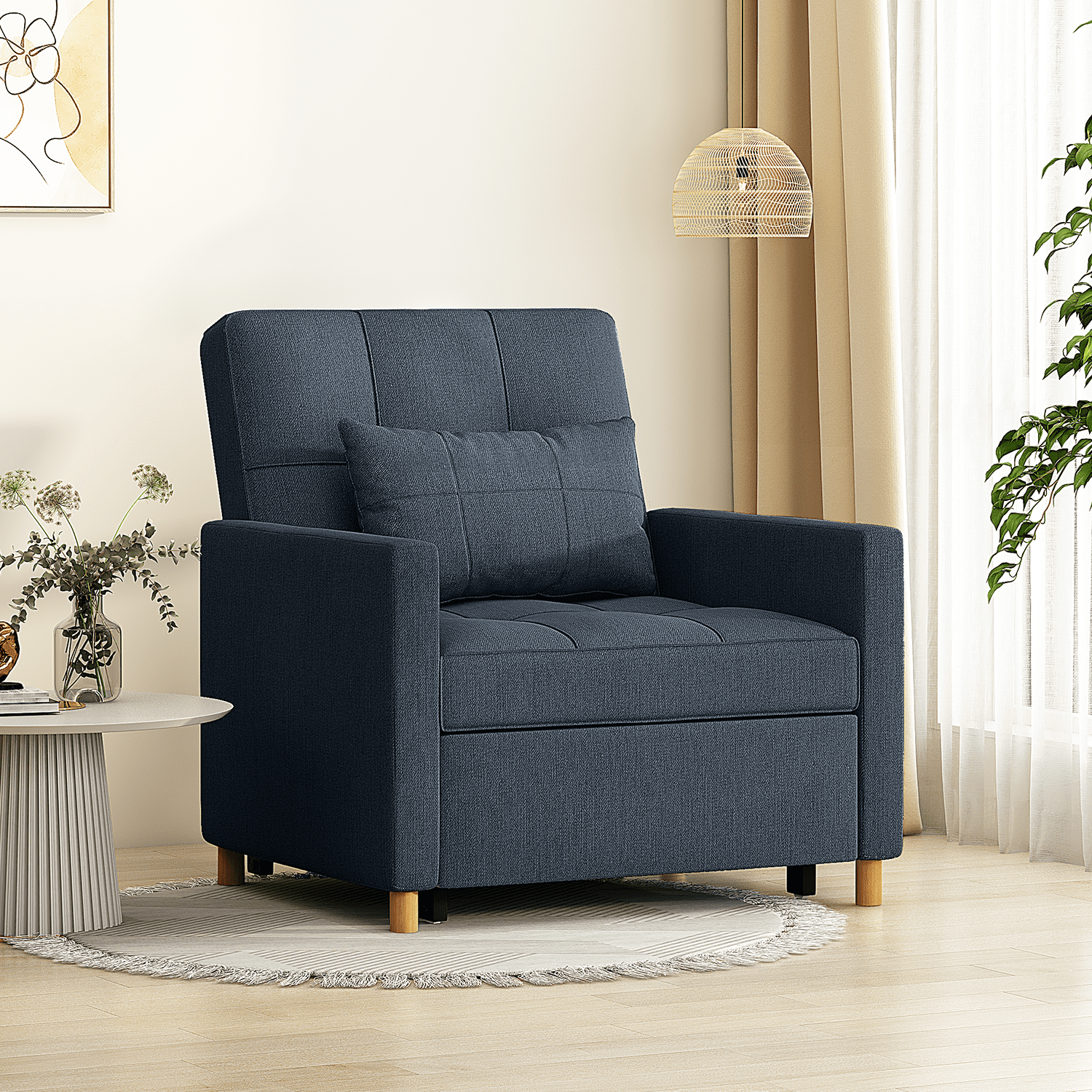 YODOLLA Sleeper Sofa Chair, 3 in 1 Sleeper Chairs for Adults, Pull Out