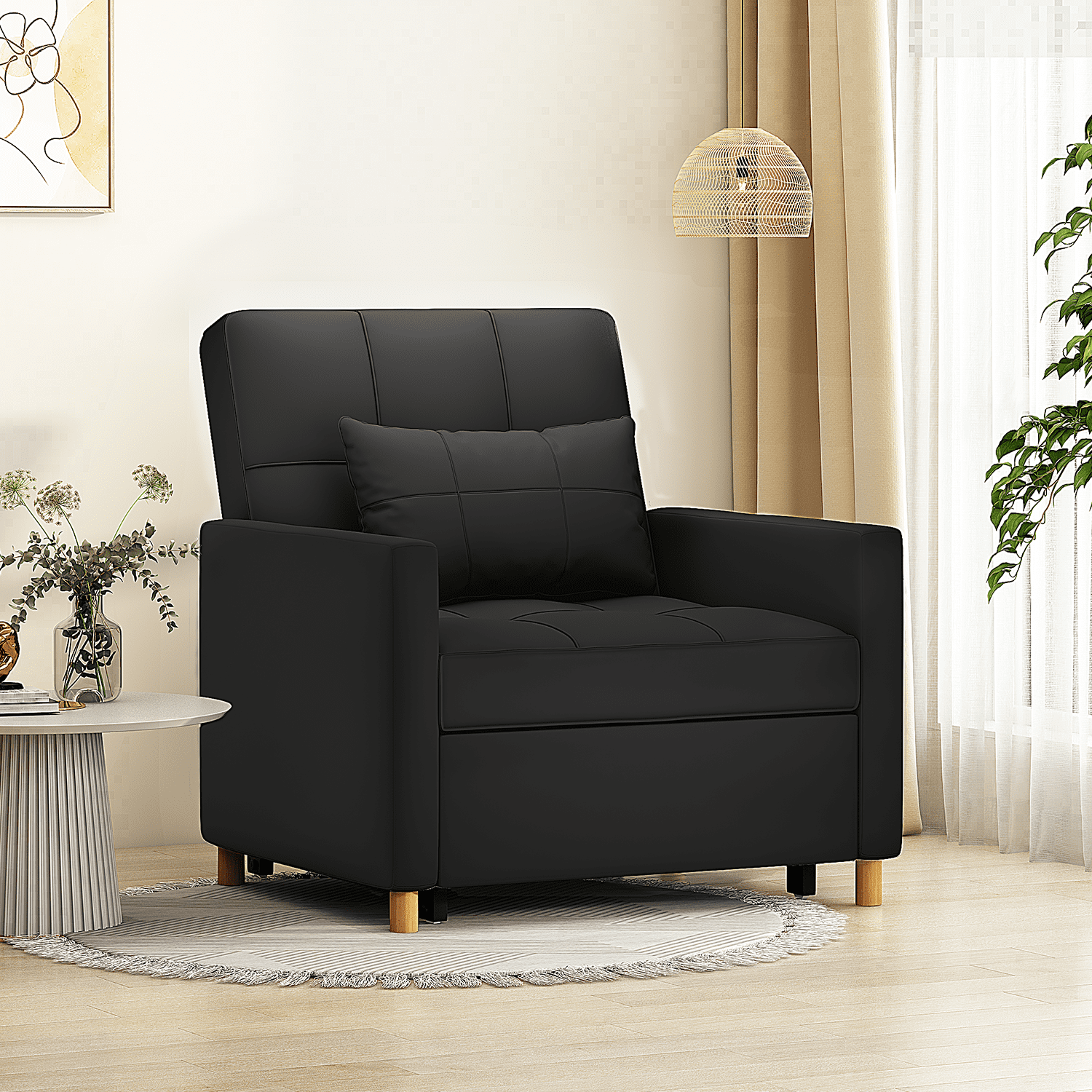 YODOLLA Sleeper Sofa Chair, 3 in 1 Sleeper Chairs for Adults, Pull Out