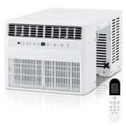 YODOLLA U-Shaped Air Conditioners Window Unit, 10000 BTU AC Unit,Upgraded Front Panel +20% Airflow, Cools up to 350 Sq. Ft., Remote Control Included, White