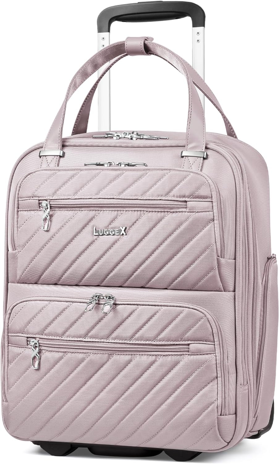 YOETEY Carry On Luggage with Wheels Lightweight Underseat Luggage