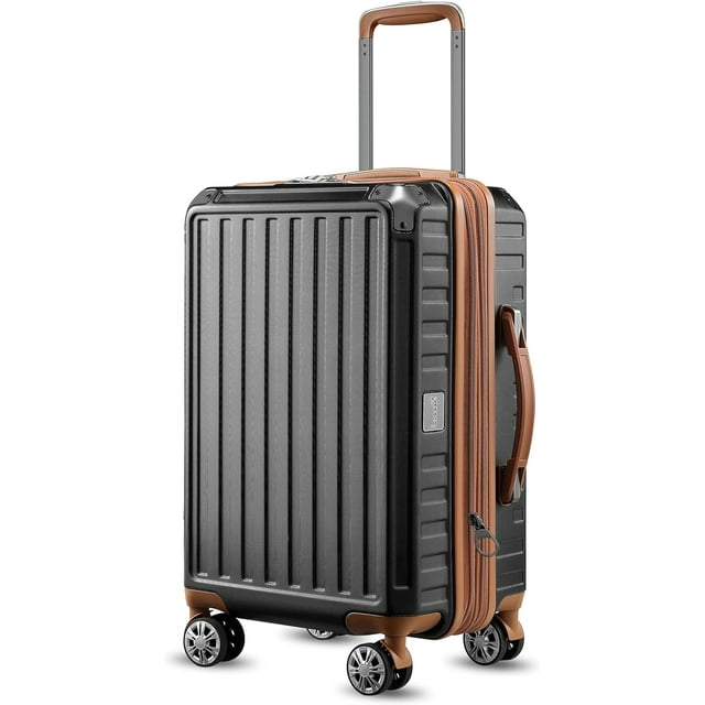 YOETEY Carry on Luggage 22x14x9 Airline Approved Hardside Expandable