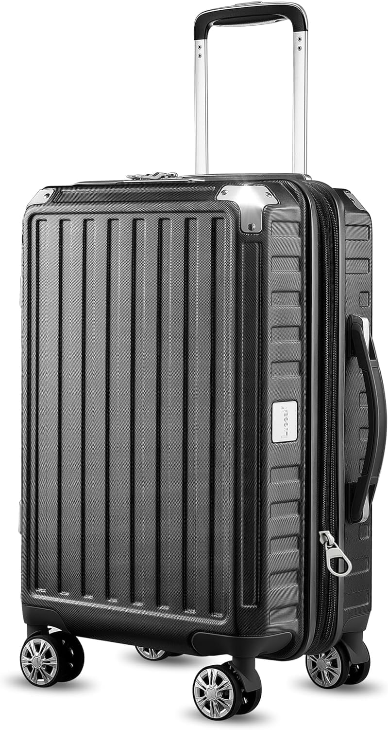 YOETEY Carry on Luggage 22x14x9 Airline Approved Hardside Expandable