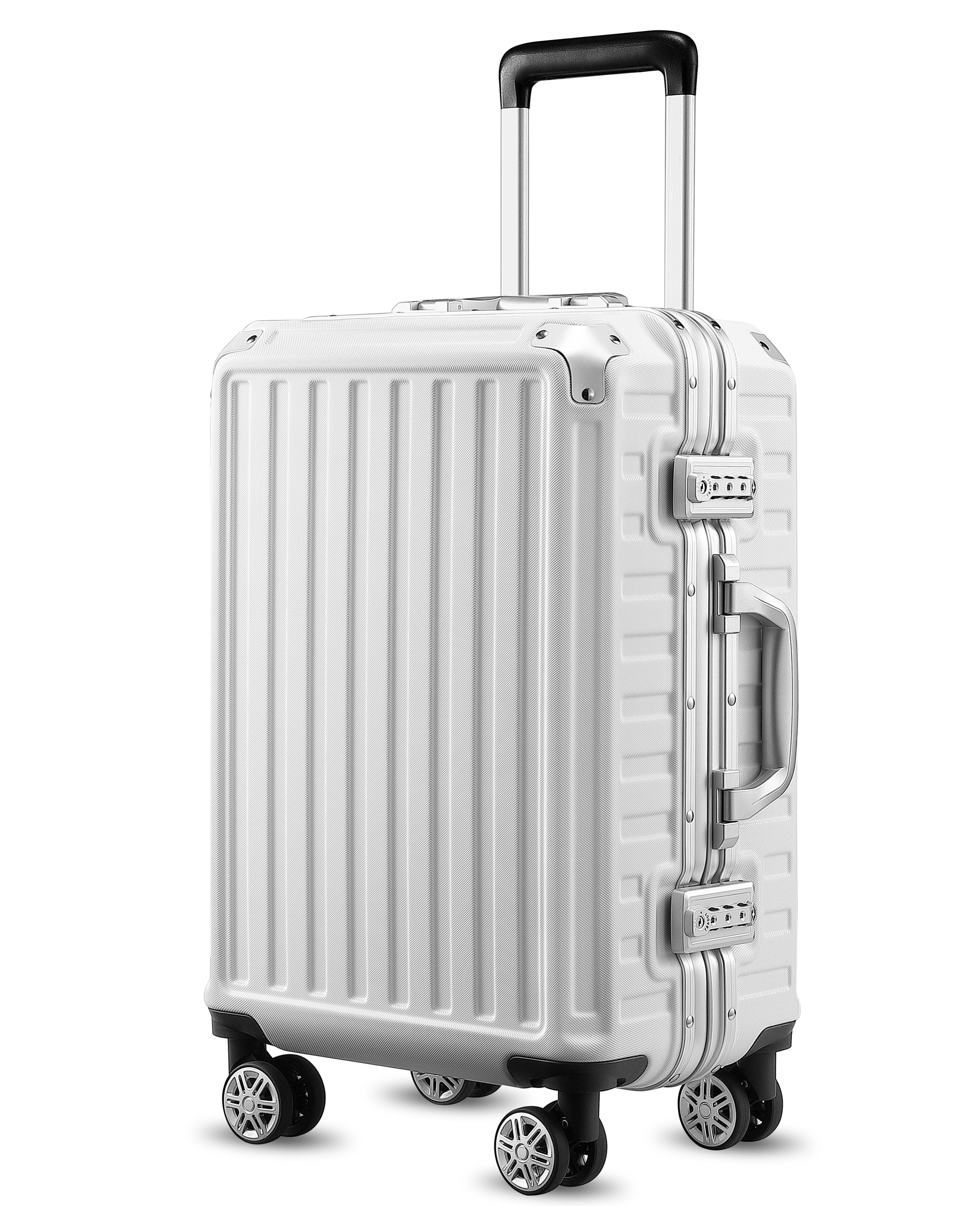 YOETEY Carry on Luggage, Hardside Luggage Zipperless Suitcase with