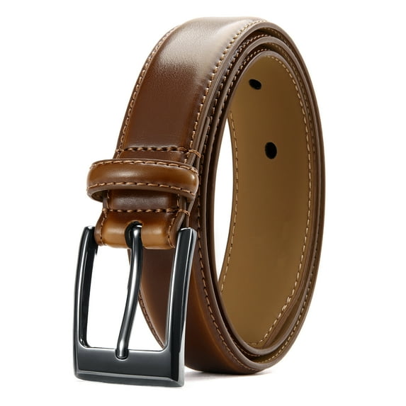 YOETEY Mens Belt Leather Belt, Classic Belt for Dress Casual 1 1/8" - Perfect Companion to Mens Shoes