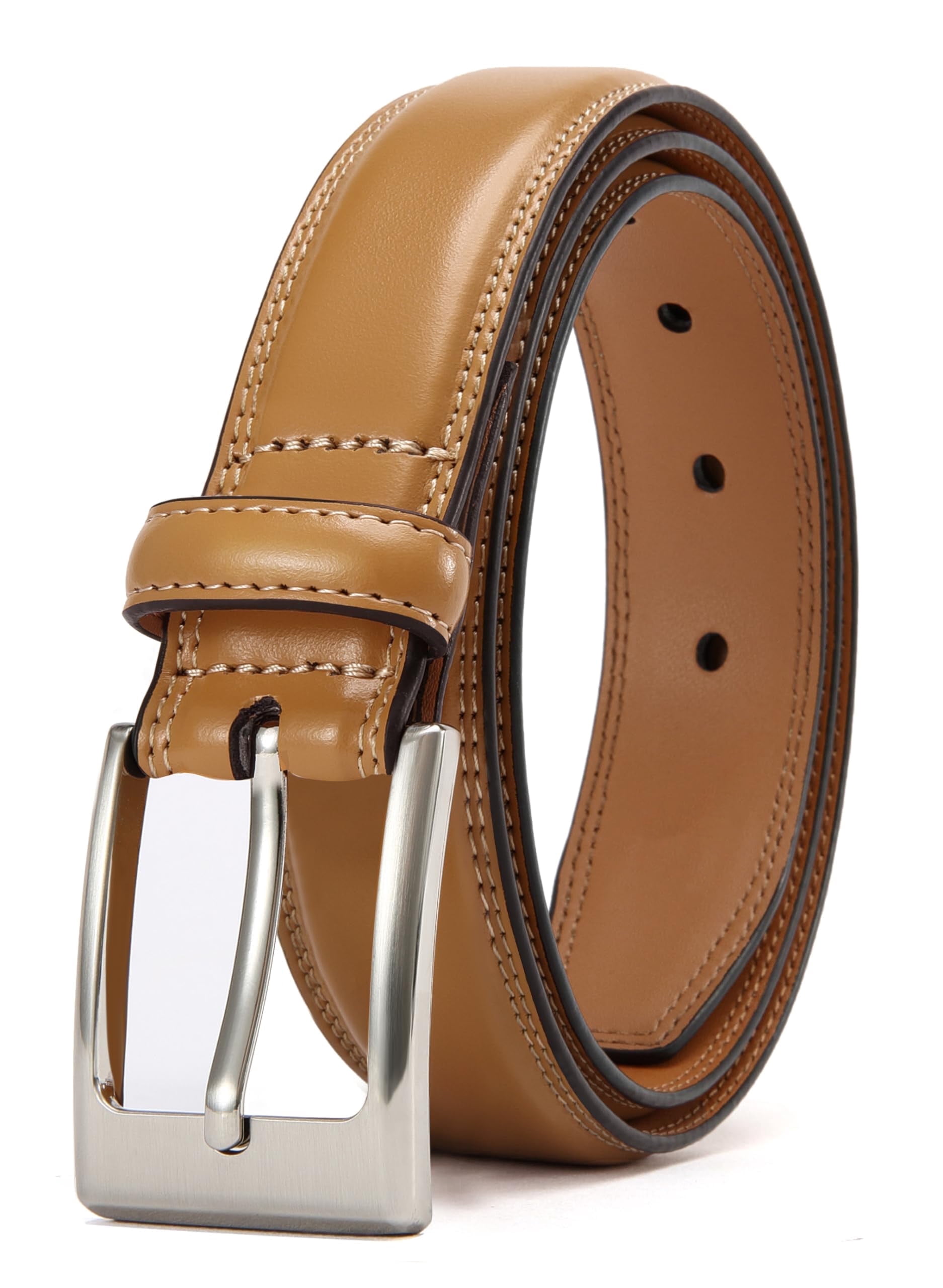 YOETEY Mens Belt Leather Belt, Classic Belt for Dress Casual 1 1/8" -  Perfect Companion to Mens Shoes - Walmart.com