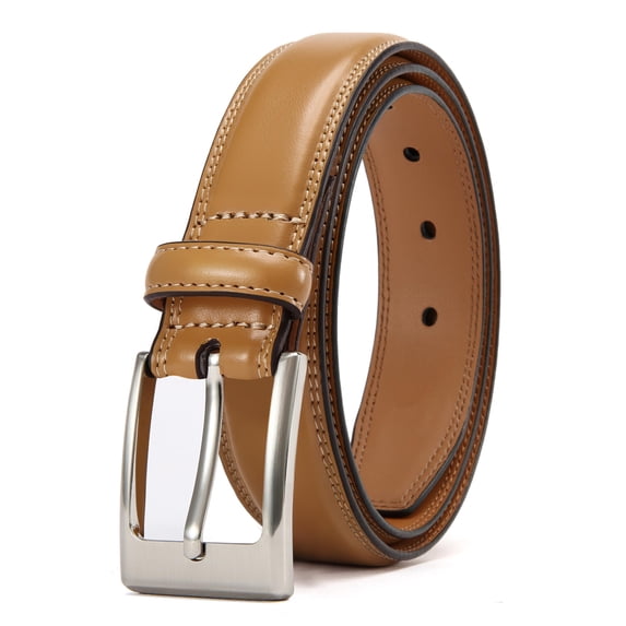 YOETEY Mens Belt Leather Belt, Classic Belt for Dress Casual 1 1/8" - Perfect Companion to Mens Shoes
