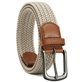 thumbnail image 1 of YOETEY Mens Belt Wowens Belt Elastic Braided Woven Belt, Belt for Casual Golf Pants 1 3/8"(35mm), 1 of 10
