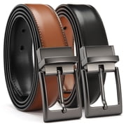 Mens Belts Leather 1 Pack - 1.25" Reversible Belts for Men for Dress Pants