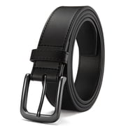 Mens Belts Leather - 35mm Genuine Leather Belt for Jeans - Men Gift for Casual Dress