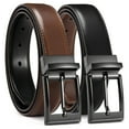 thumbnail image 1 of YOETEY Mens Belts Leather 1 Pack - 1.25" Reversible Belts for Men for Dress Pants, 1 of 7