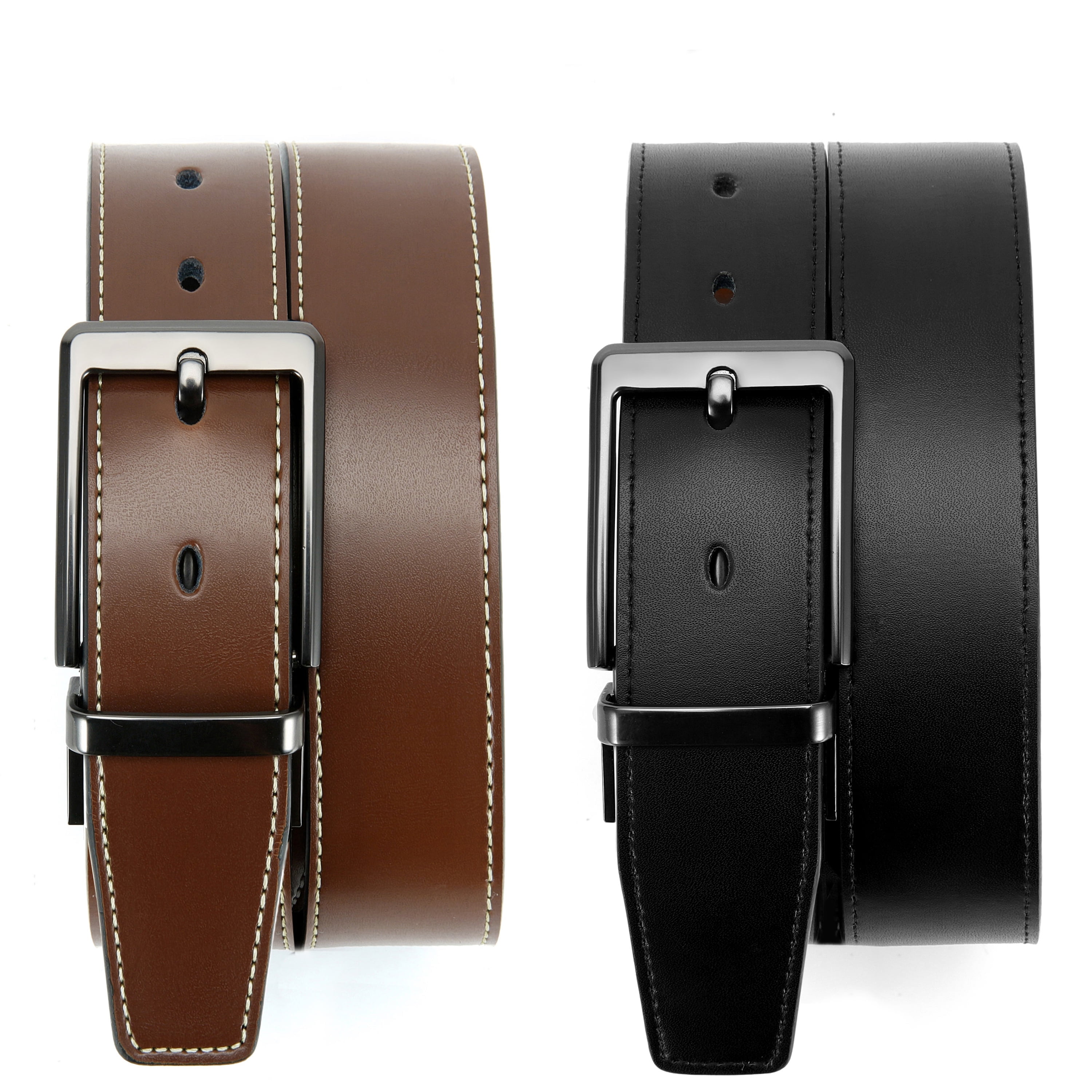 W reversible leather belt OVY kaja DECI ✴︎W ベルト smooth