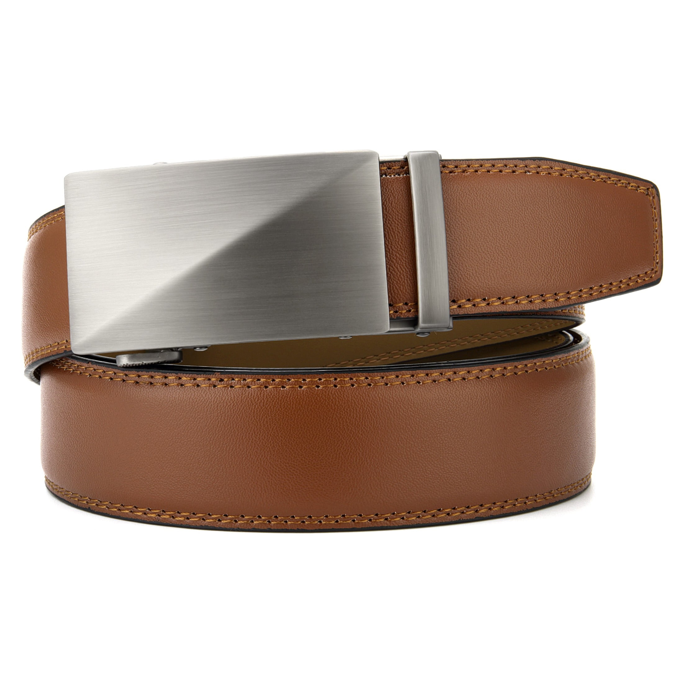 BULLIANT Mens Ratchet Belt,Adjustable Leather Belt Gift For Men Dress  Casual 1 3/8,Cut For Fit : : Clothing, Shoes & Accessories