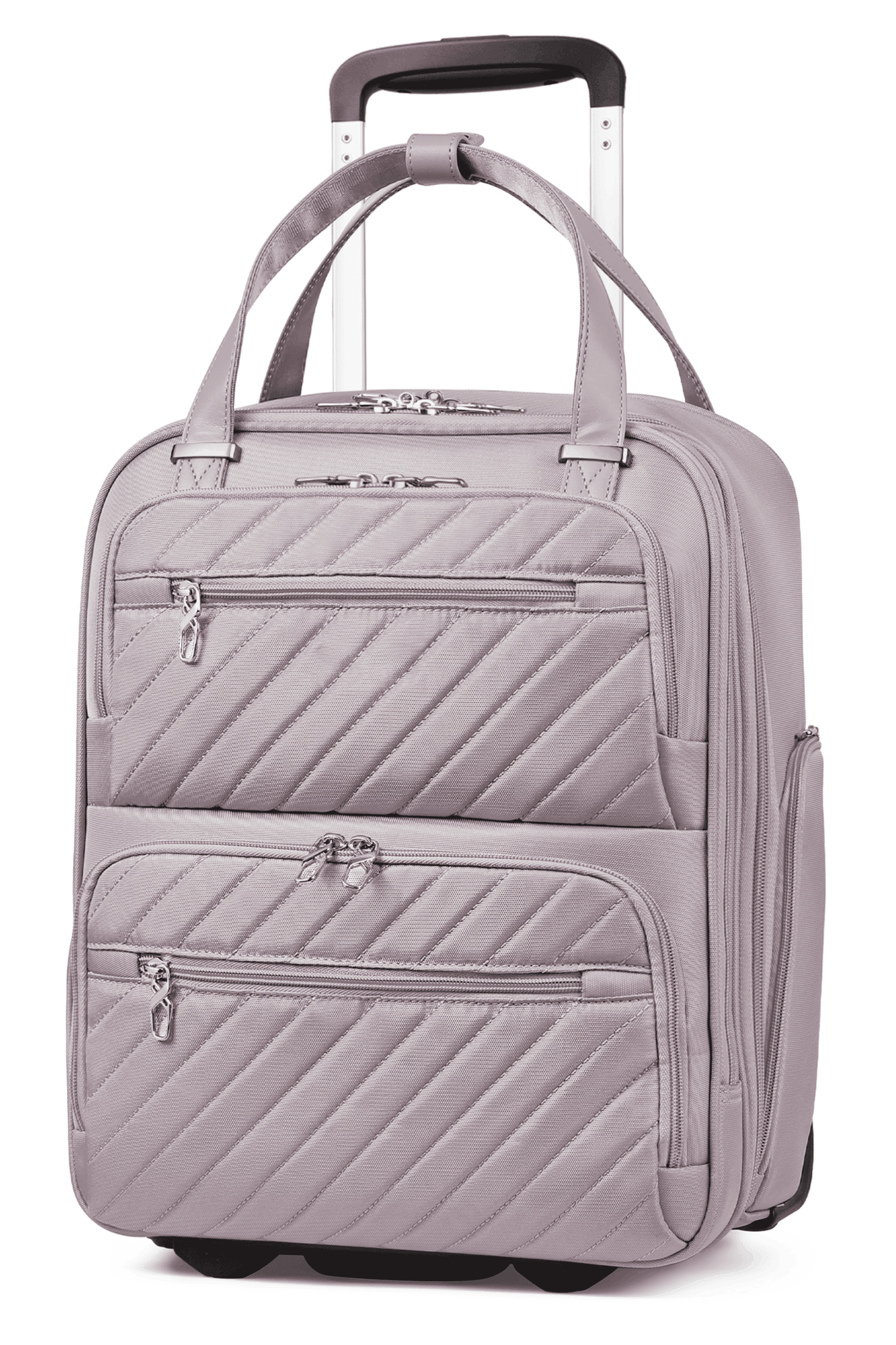 YOETEY Underseat Carry on Luggage - Softside Lightweight Suitcase with Wheels for Adult Trip 16 inch