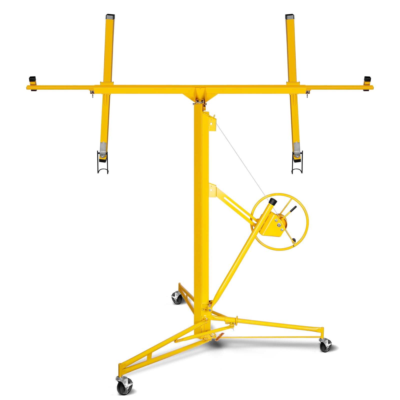 YOEXTO US Drywall Lift，16 FT Construction Tools with Adjustable Telescopic Arm for Ceiling