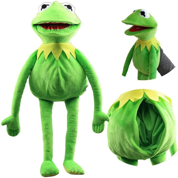 YOFITOY Kermit the Frog Hand Puppet - The Muppets Show Kermit Frog Puppet Plush Toy Ventriloquism Prop Party Gift
