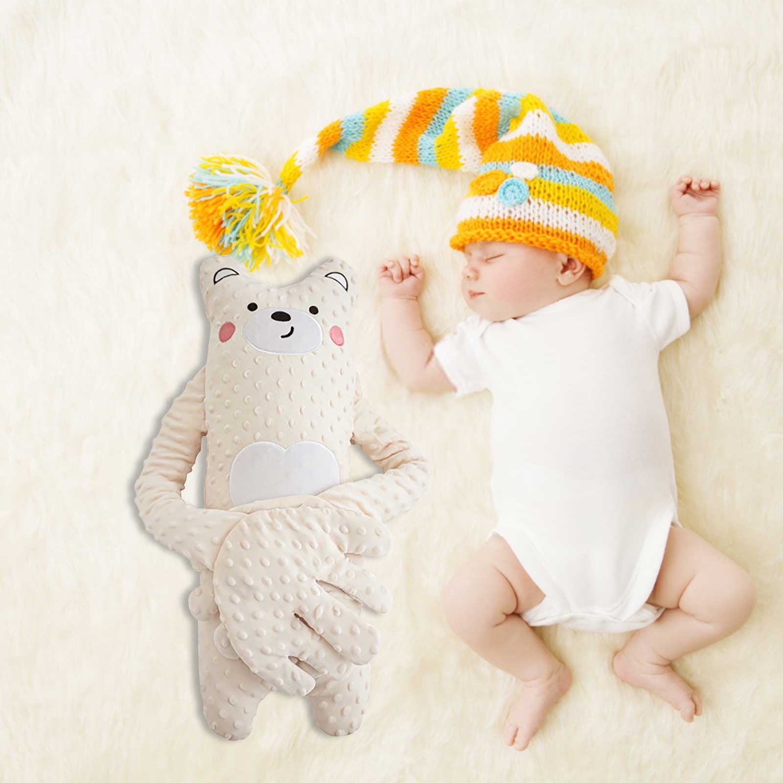 Baby Einschlafhilfe - Sanftes Klopfkissen Mit 3 Stufen