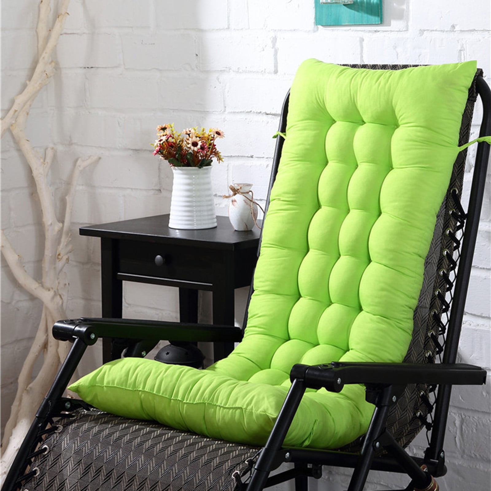 YOFOKO High Back Chair Seat Cushion Dining/Kitchen/Office Chair Pads with Ties Thickened One-Piece Rocking Chair Cushion, Indoor/Outdoor Furniture Patio Chair Cushion
