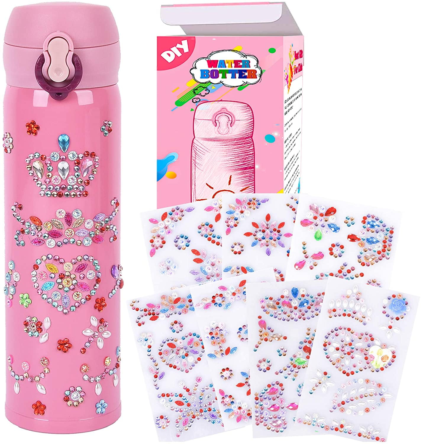 Sy Mermaid Water Bottle with Glitter Gem Stickers DIY Art & Craft Kit  Decorate Your Own Water Bottles for Girls - China DIY Creative Toy Water  Bottles and DIY Art & Craft
